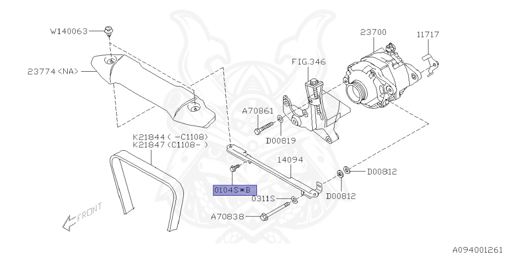 Subaru - Legacy B4 - BM9 - Jan-2010 - Dec-2013 - 25GTEYE - Sedan - 4W - 5-speed automatic transmission - Right hand - BD5