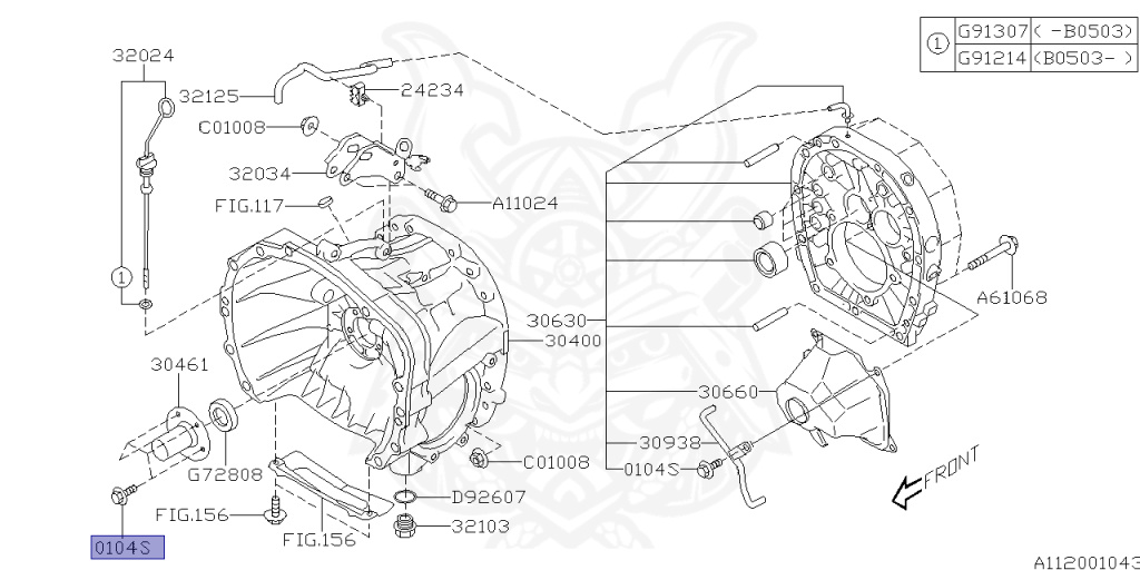 Subaru - Legacy Touring Wagon - BPE - Jan-2004 - Dec-2006 - 30RA - Wagon - 4W - 5-speed automatic transmission - Right hand - EZ30D