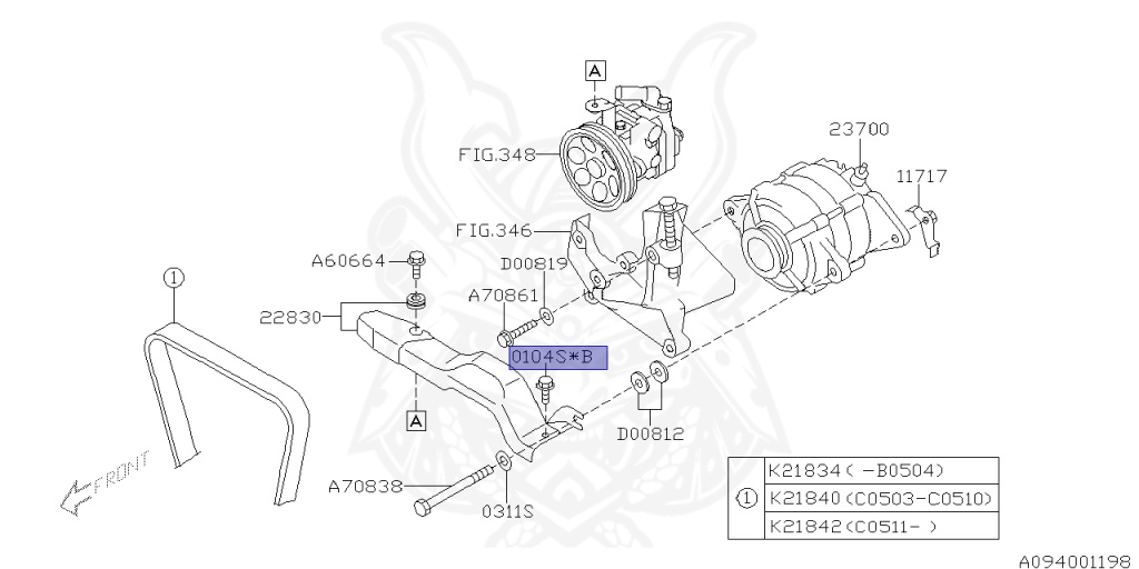 Subaru - Legacy Touring Wagon - BP5 - Jan-2005 - Dec-2006 - 20II - Wagon - 4W - 5-speed manual transmission - Right hand - EJ20
