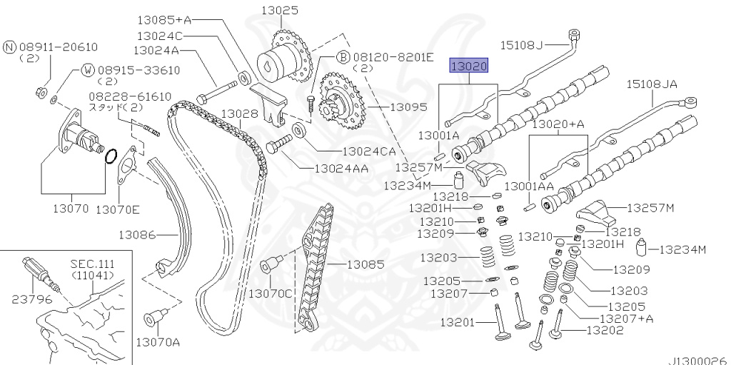 Nissan - Silvia - S14 - 1996 - KS - HARDTOP(K) - MANUAL TRANSMISSION(MT) - TWO WHEELS STEERING(2WS) - SR20DET