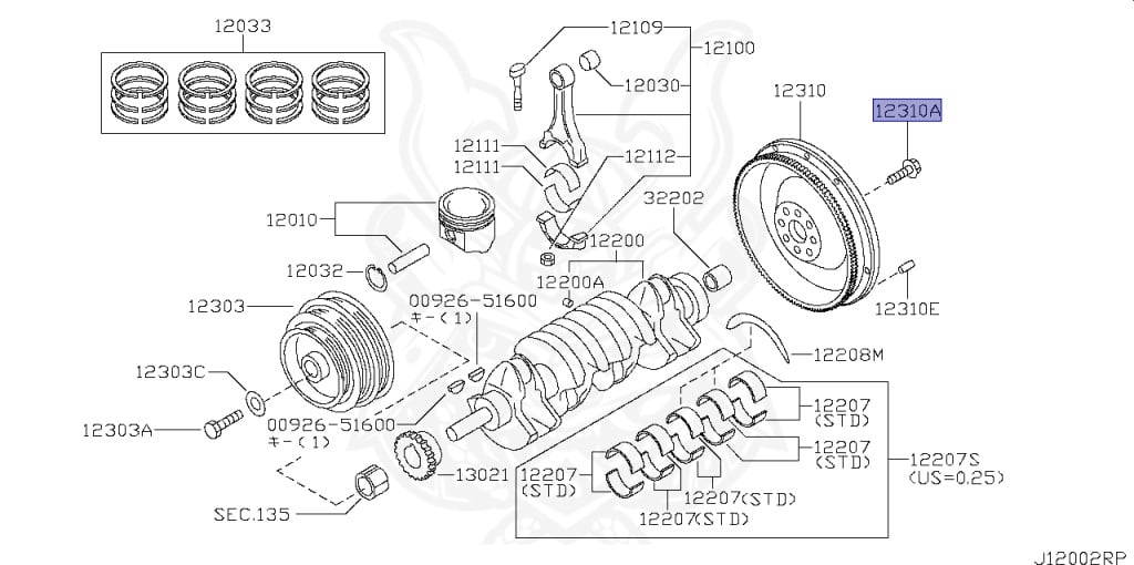 Nissan - Silvia - S15 - 1999 - SPEC R - HARDTOP(K) - MANUAL MISSION 6-SPEED(MT.F6) - TWO WHEELS STEERING(2WS) - SR20DET