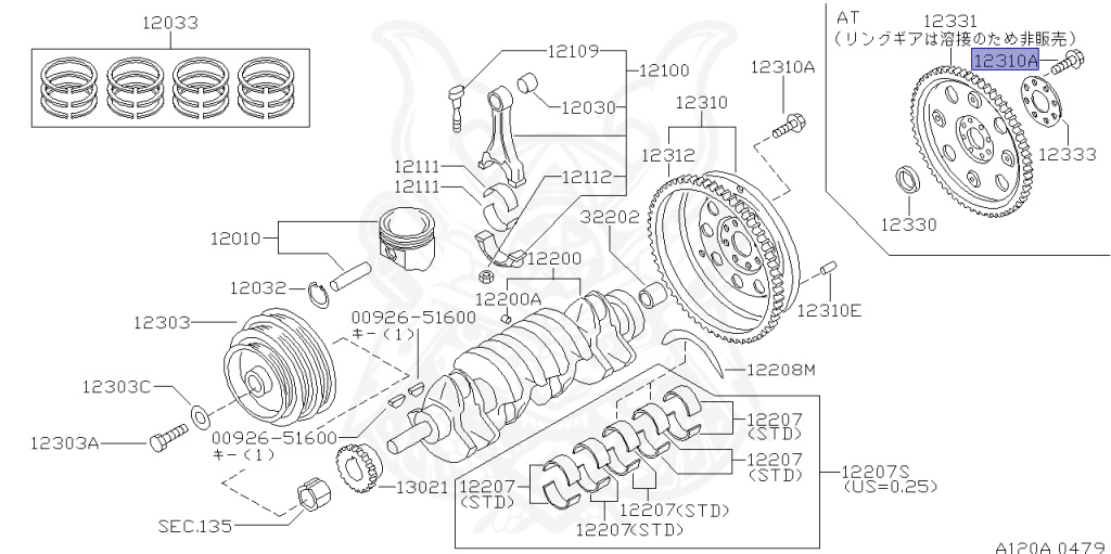 Nissan - Silvia - S15 - 2001 - SPEC R - HARDTOP(K) - AUTOMATIC-FLOOR SHIFT(AT.F4) - TWO WHEELS STEERING(2WS) - SR20DET
