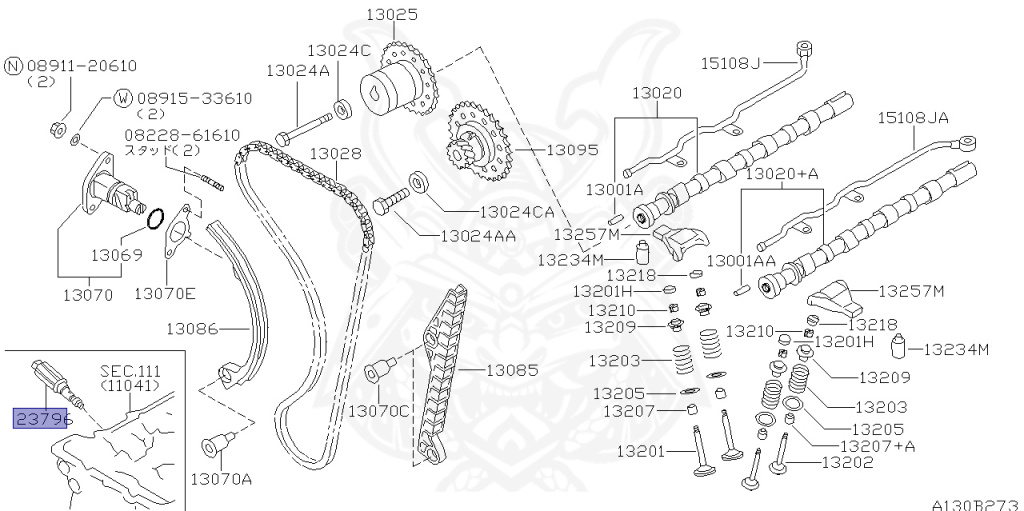 Nissan - Silvia - S15 - 2001 - SPEC R - HARDTOP(K) - MANUAL MISSION 6-SPEED(MT.F6) - TWO WHEELS STEERING(2WS) - SR20DET