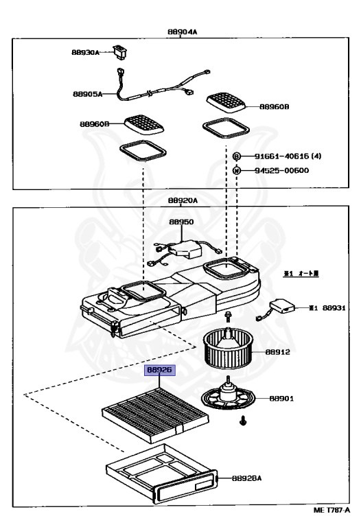 88926-24030 - Toyota - Filter, Air Purifier - Nengun Performance