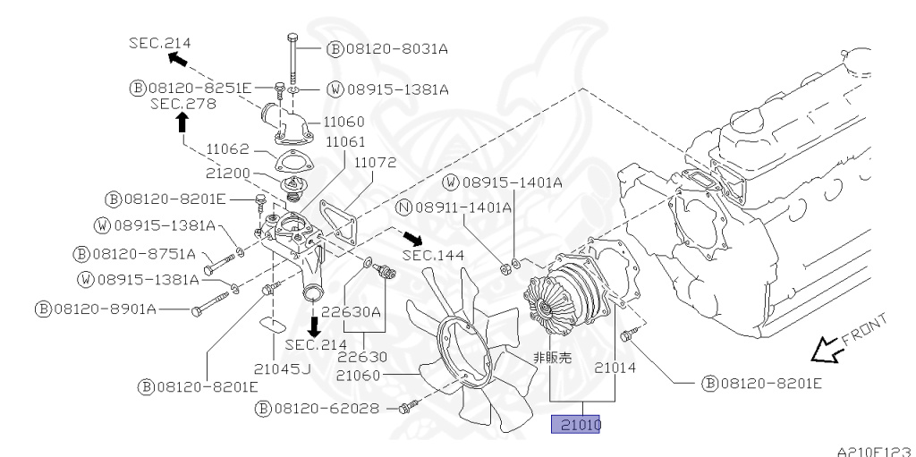 Nissan - Pathfinder - R50 - 1996 - R3M - WAGON(W) - 4 WHEEL DRIVE(4WD) - AUTOMATIC TRANSMISSION(AT) - QD32TI