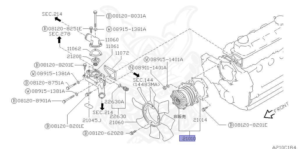 Nissan - Pathfinder - R50 - 1997 - SE TYPE - WAGON(W) - 4 WHEEL DRIVE(4WD) - AUTOMATIC TRANSMISSION(AT) - TD27TI