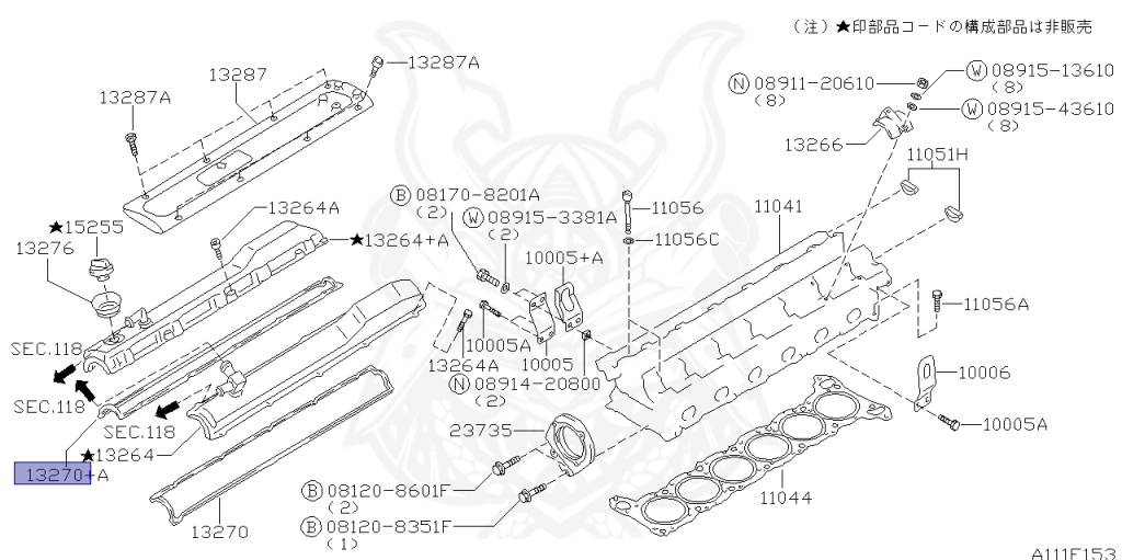 Nissan - Stagea - WC34 - 1998 - 25X - WAGON(W) - 2 WHEEL DRIVE(2WD) - AUTOMATIC TRANSMISSION(AT) - RB25DE