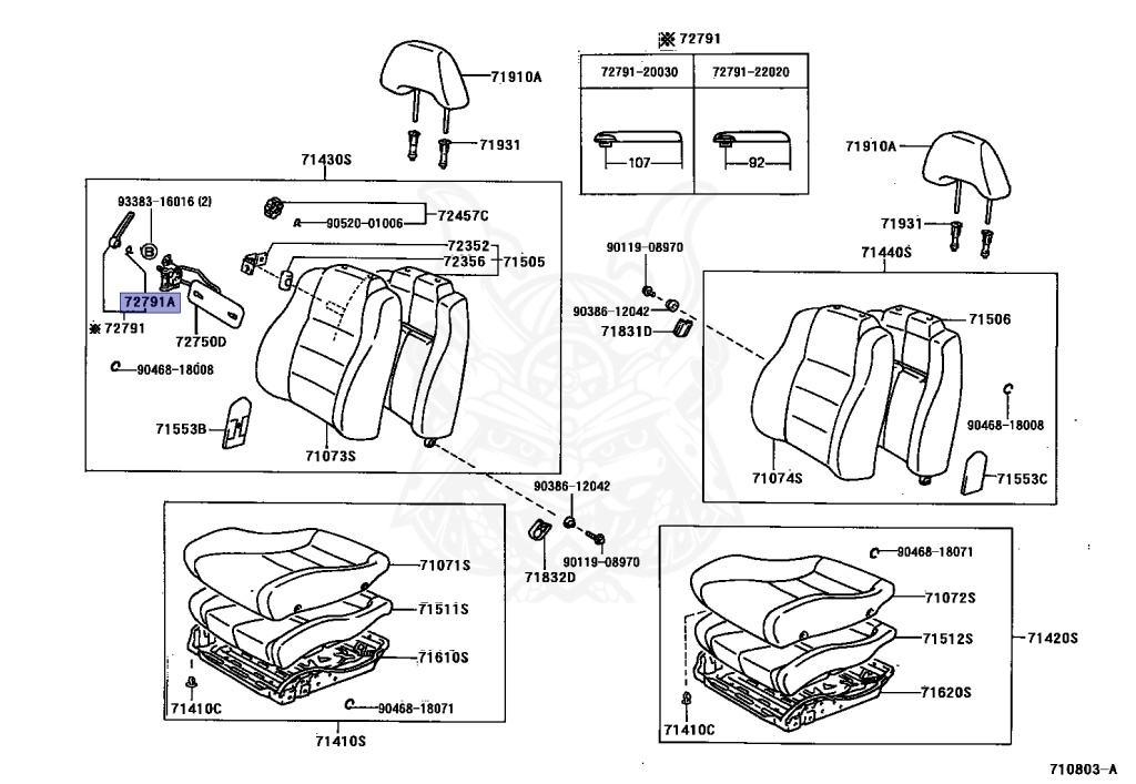 M 90520-01274 - Toyota - Ring, Shaft Snap (for The Front Door