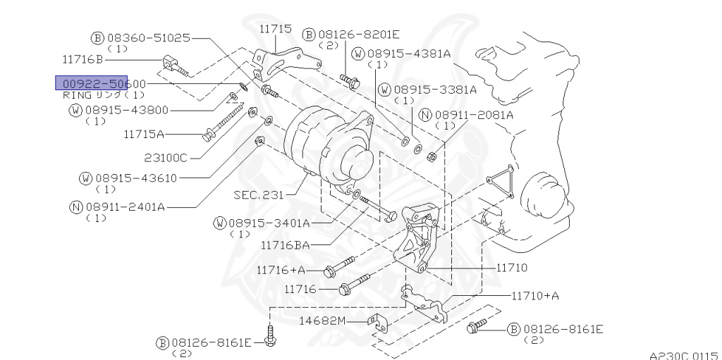 Nissan - Serena - C23 - 1993 - FX - WAGON(W) - 2 WHEEL DRIVE(2WD) - AUTOMATIC TRANSMISSION(AT) - SR20DE