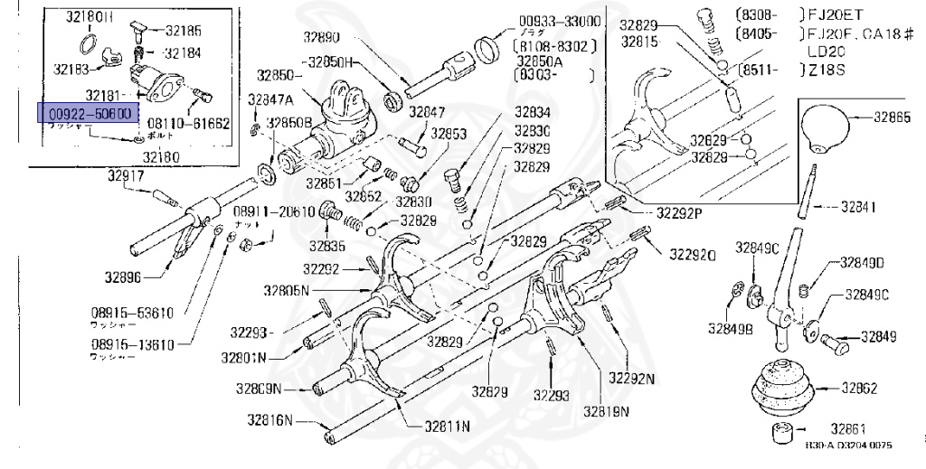 Nissan - Skyline - R30 - 1983 - GTX - SEDAN(S) - 5 SPEED MANUAL TRANS(F5) - L20E