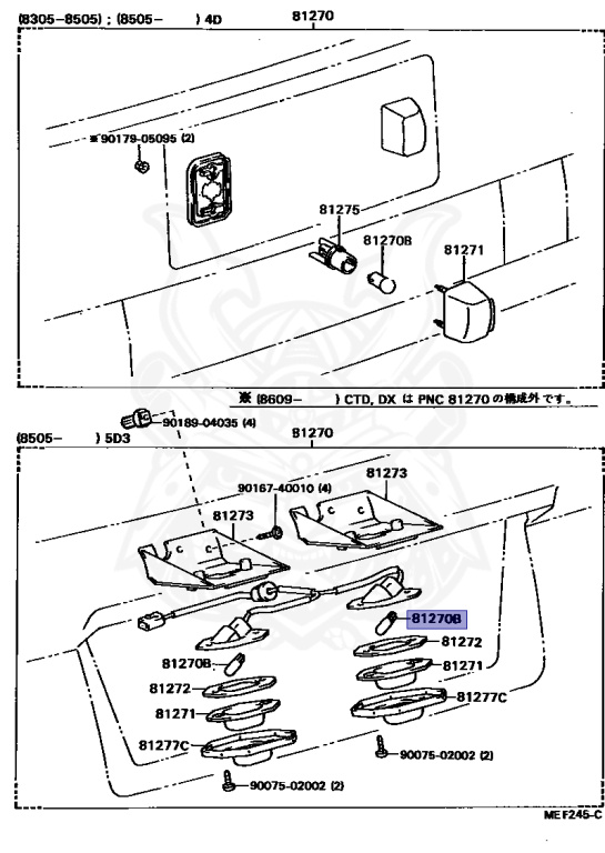 99132-11075 - Toyota - Bulb, Room Lamp, No.1 - Nengun Performance