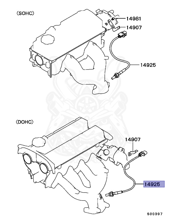 MD174677 - Mitsubishi - Sensor, Eng Control Oxygen - Nengun