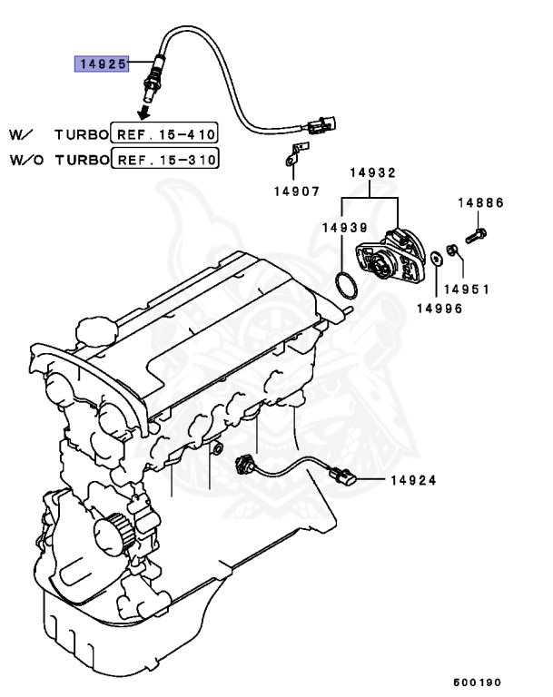 MD174677 - Mitsubishi - Sensor, Eng Control Oxygen - Nengun