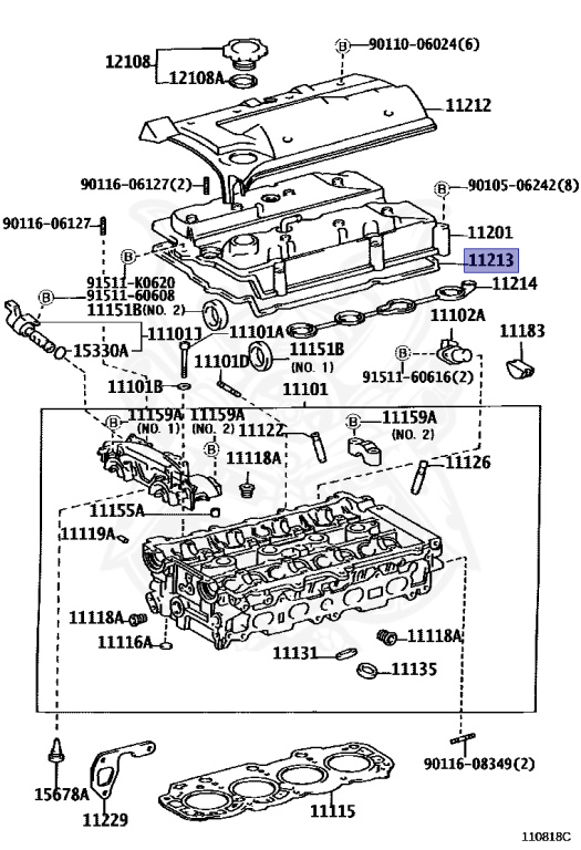 【sasa】おまとめ2点 11213-88460 - Toyota - Gasket, Cylinder Head Cover - Nengun