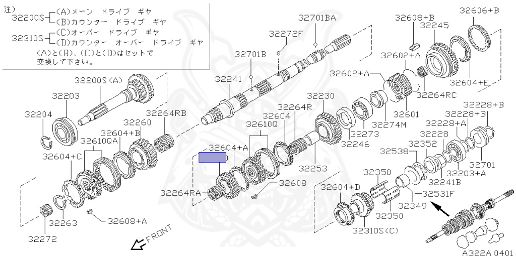 Nissan - Skyline GT-R - BNR34 - 1999 - GT-R V-Spec - 2-door hardtop (2K) - MANUAL MISSION 6-SPEED(MT.F6) - HI-4WD (High-Casting System) - RB26DETT
