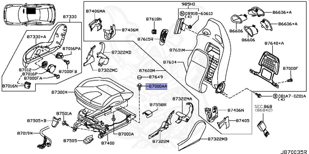 Nissan - GT-R - R35 - 2015 - NISMO GRADE - COUPE(C) - GR6 DUAL CLUTCH TRANS(GR6) - VR38DETT