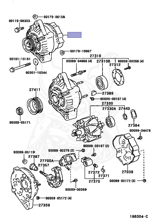 Toyota - Corolla - AE111 - 1999 - GT TYPE - SEDAN - Manual - 4AGE