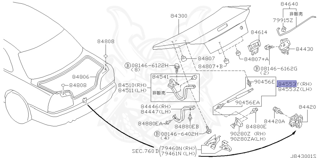Nissan - Skyline - R34 25GTT - ER34 - 2001 - 25GT TURBO - 2-door hardtop (2K) - AUTOMATIC-FLOOR SHIFT(AT.F4) - Hi-Cas 2-Link (HI.2WD) - RB25DET