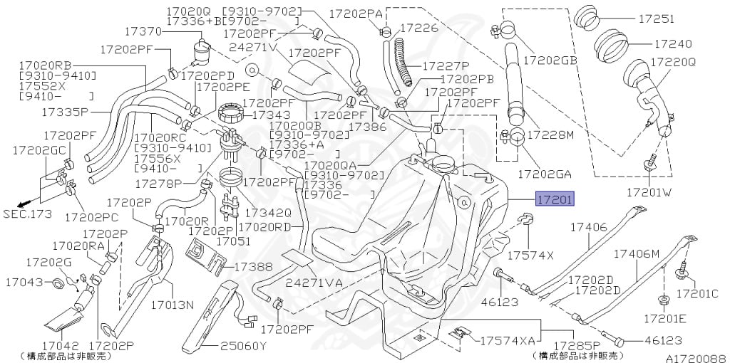 Nissan - Silvia - S14 - 1998 - KS - HARDTOP(K) - MANUAL TRANSMISSION(MT) - FOUR WHEELS STEERING(4WS) - SR20DET