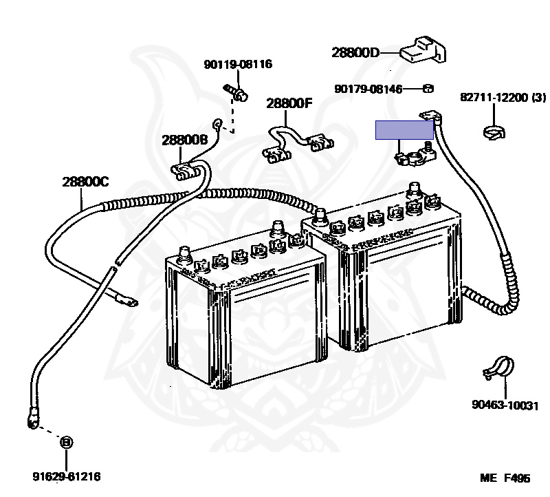 90982-05031 - Toyota - Positive Battery Terminal - Nengun Performance