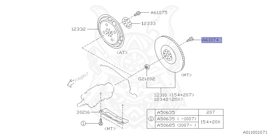 Subaru - Impreza - GH3 - Jan-2008 - Dec-2011 - 15I - Wagon - 4W - Automatic transmission - Right hand - EL15