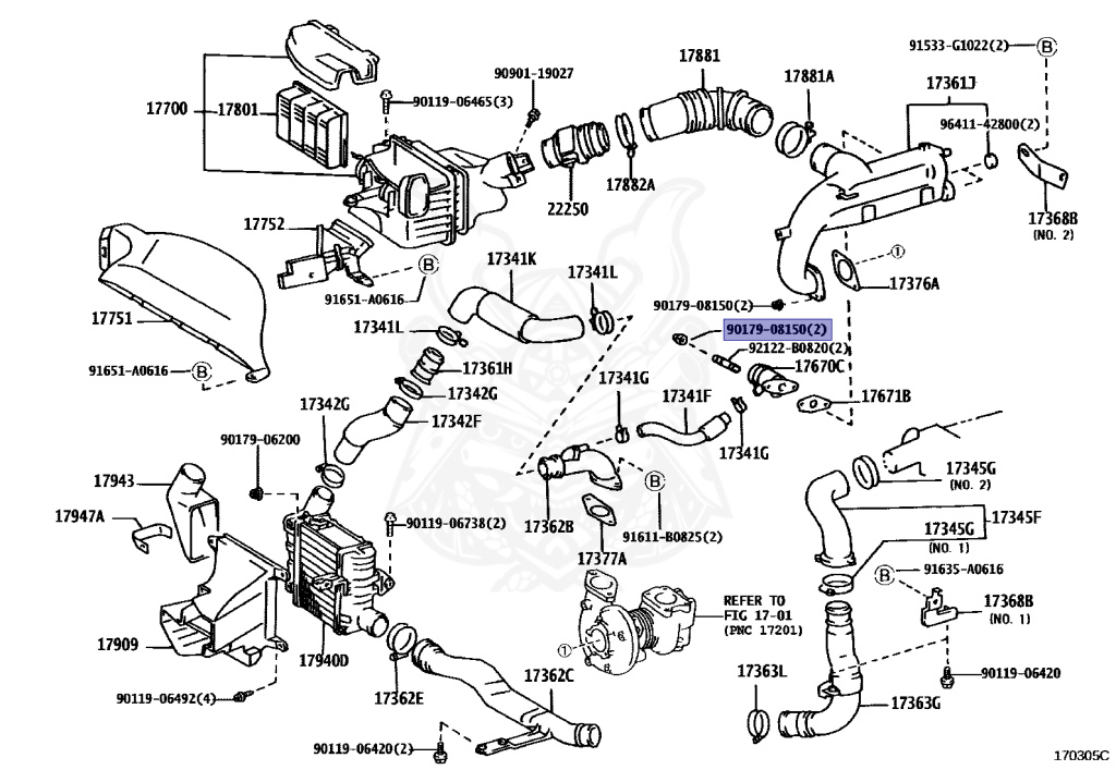 Toyota - Chaser - JZX100 - 1999 - TOURER V TYPE - Manual - 1JZGTE