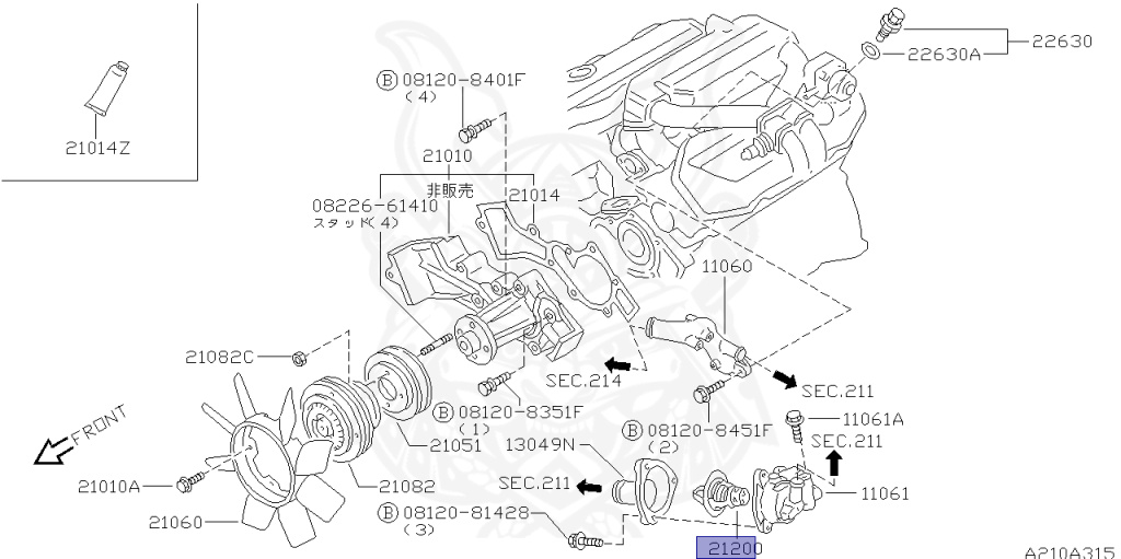 Nissan - Pathfinder - JR50 - 1998 - SE TYPE - WAGON(W) - Full-time 4-link (F/4WD) - AUTOMATIC TRANSMISSION(AT) - VG33E