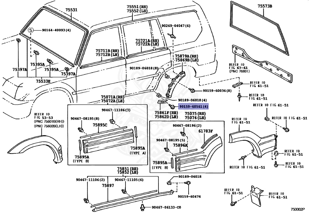 Toyota - Land Cruiser Prado - KZJ95W - 1996 - TX TYPE - 5-DOOR - Automatic - 1KZTE