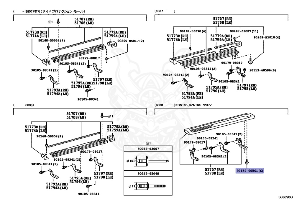 Toyota - Hilux Surf - KZN185G - 1996 - SSR-X TYPE - NORMAL BODY - Automatic - 1KZTE