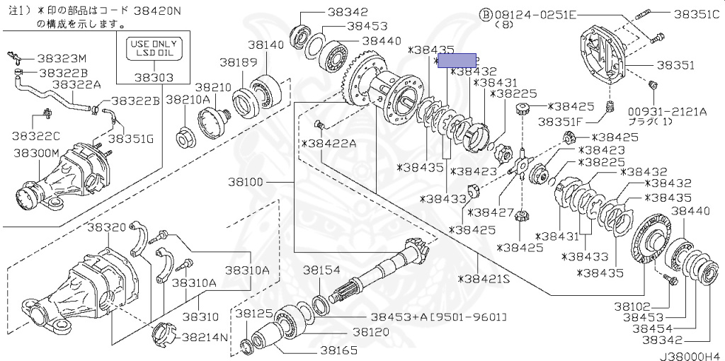 Nissan - Skyline GT-R - BCNR33 - 1995 - GTR TYPE - 2-door hardtop (2K) - 4 WHEEL DRIVE(4WD) - MANUAL TRANS 5-SPEED(MT.F5) - HICAS - RB26DETT