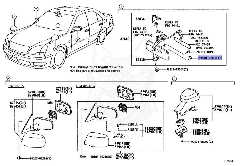 Toyota - Celsior - UCF31 - 2001 - C TYPE - Automatic - 3UZFE