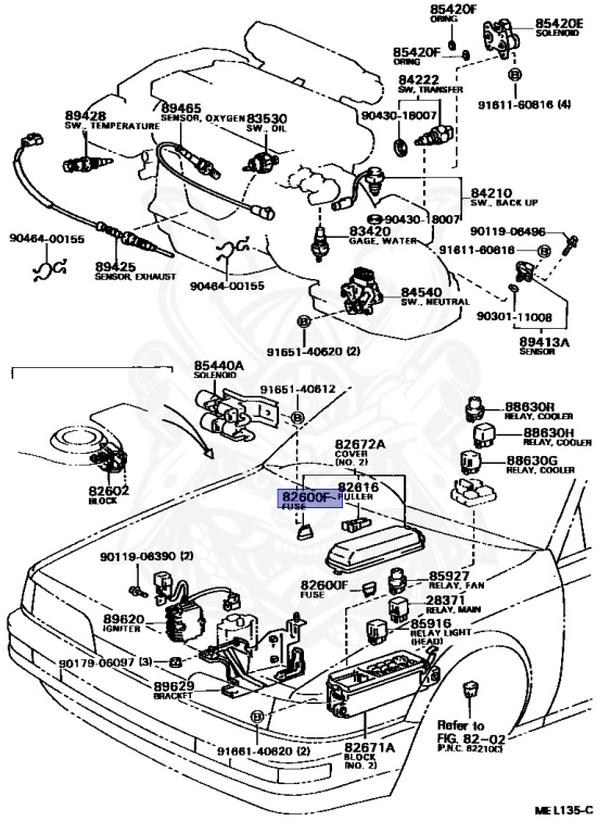 90982-09003 - Toyota - Fuse, Fuse Block - Nengun Performance