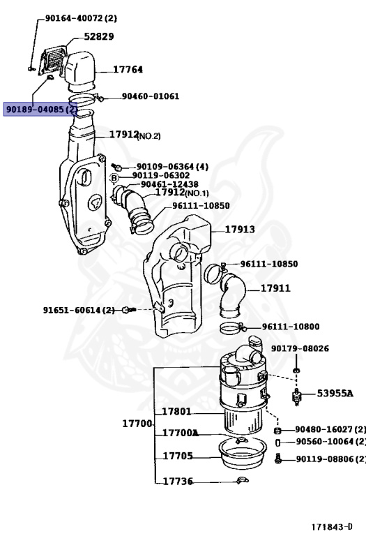 Toyota - Hiace - LH186B - 2000 - DX TYPE - 4-DOOR - Manual - 5L