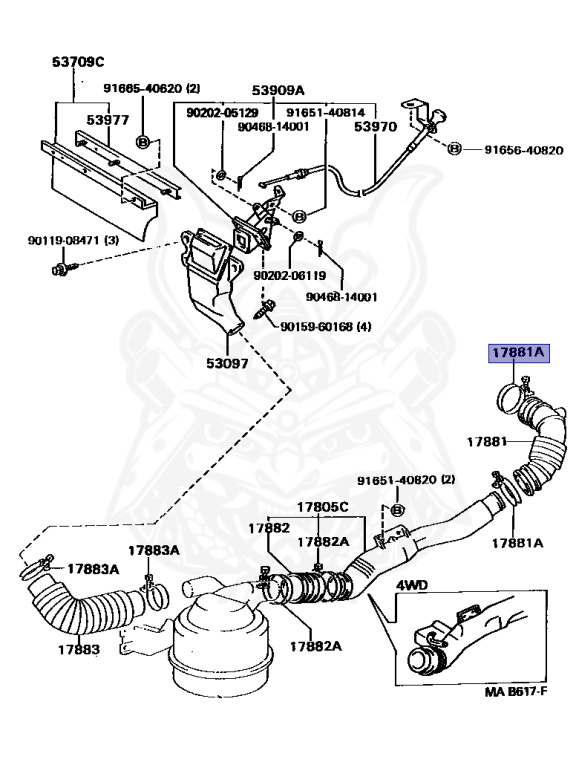 Toyota - Dyna - BU87 - 1993 - TRUCK(PICKUP):TR TYPE - Manual - 14B