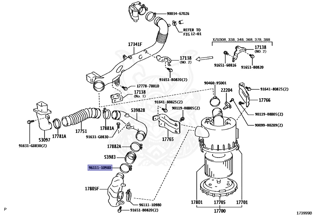 Toyota - Dyna - XZU338 - 2005 - Manual - N04C