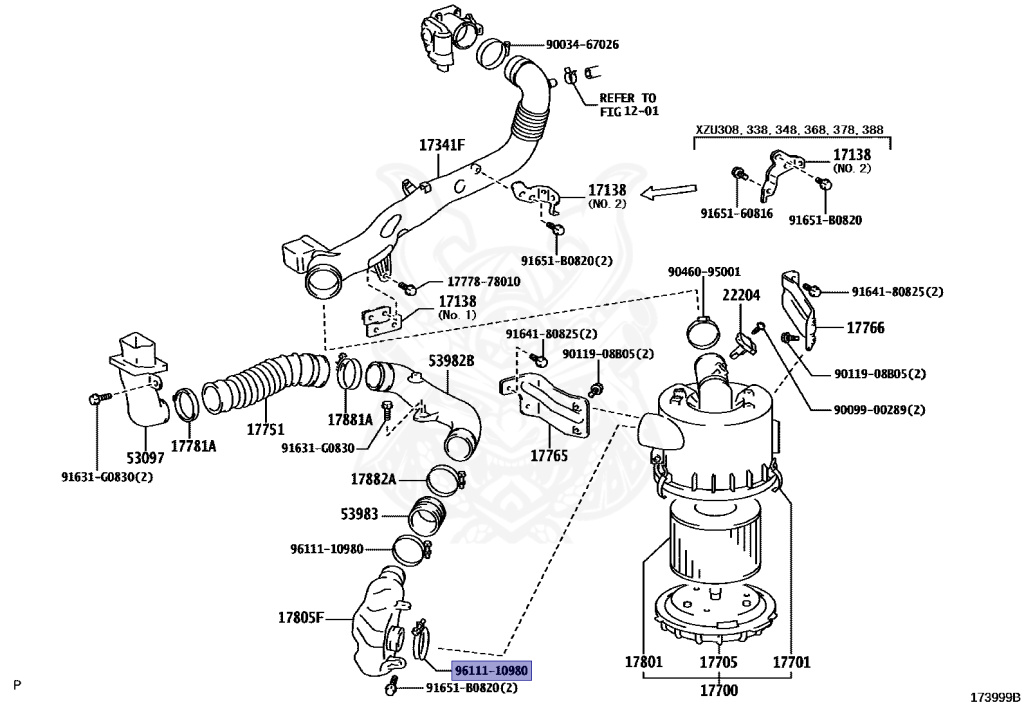 Toyota - Dyna - XZU368 - 2004 - Manual - N04C