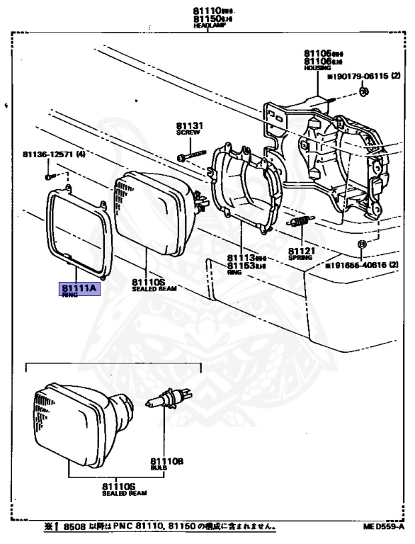 Toyota - Corolla - KE72V - 1985 - GL TYPE - 4-DOOR - Manual - 4KJ