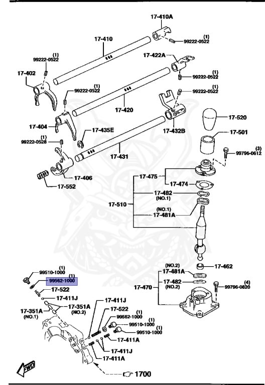 9956-21-000 - Mazda - Gasket - Nengun Performance