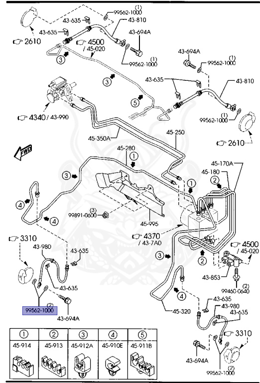 9956-21-000 - Mazda - Gasket - Nengun Performance