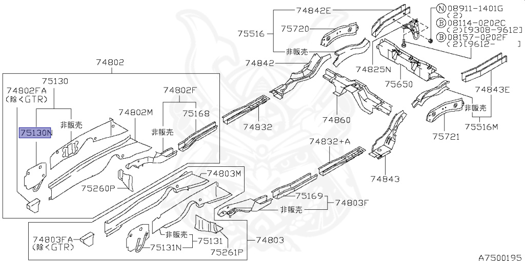 Nissan - Skyline GT-R - BCNR33 - 1995 - GTR TYPE - 2 door hard top (2K) - 4 WHEEL DRIVE(4WD) - MANUAL TRANS 5-SPEED(MT.F5) - HICAS - RB26DETT