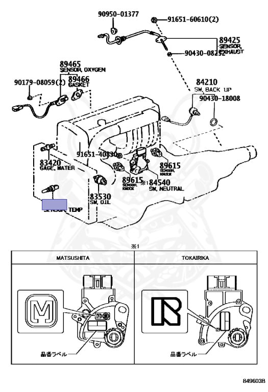 89429-24020 - Toyota - Sensor, Oil Temperature - Nengun Performance