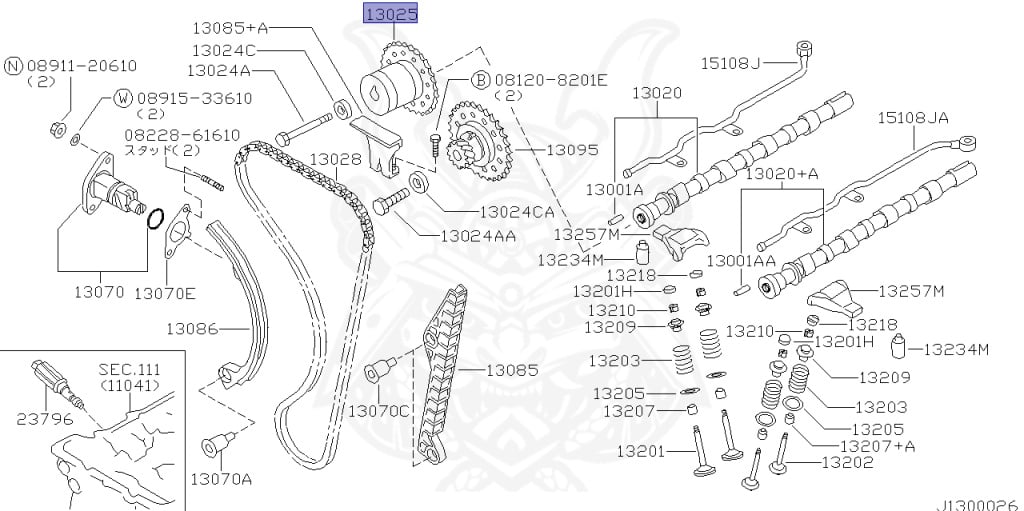 13025-65F00 - Nissan - Sprocket, Camshaft - Nengun Performance