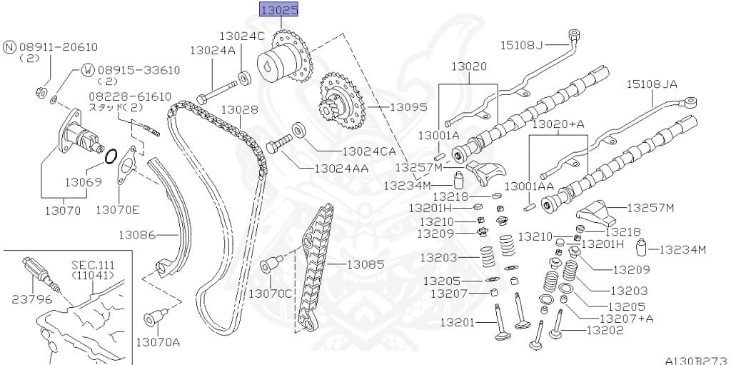 13025-65F00 - Nissan - Sprocket, Camshaft - Nengun Performance