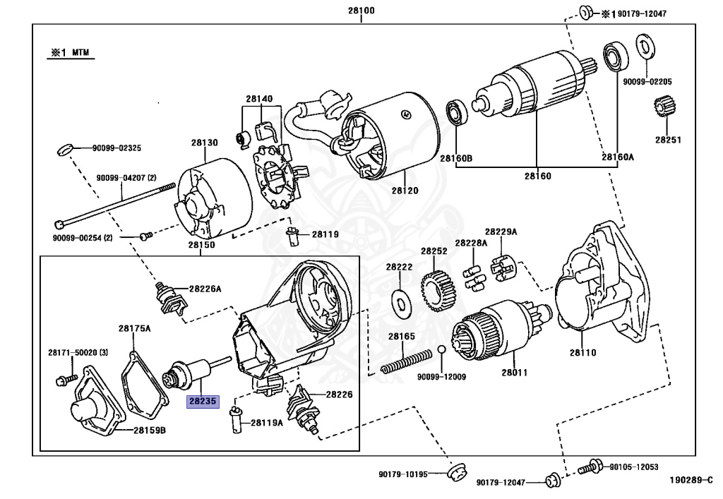 28235-17030 - Toyota - Plunger, Magnet Switch - Nengun Performance