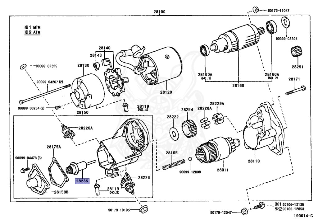 28235-17030 - Toyota - Plunger, Magnet Switch - Nengun Performance