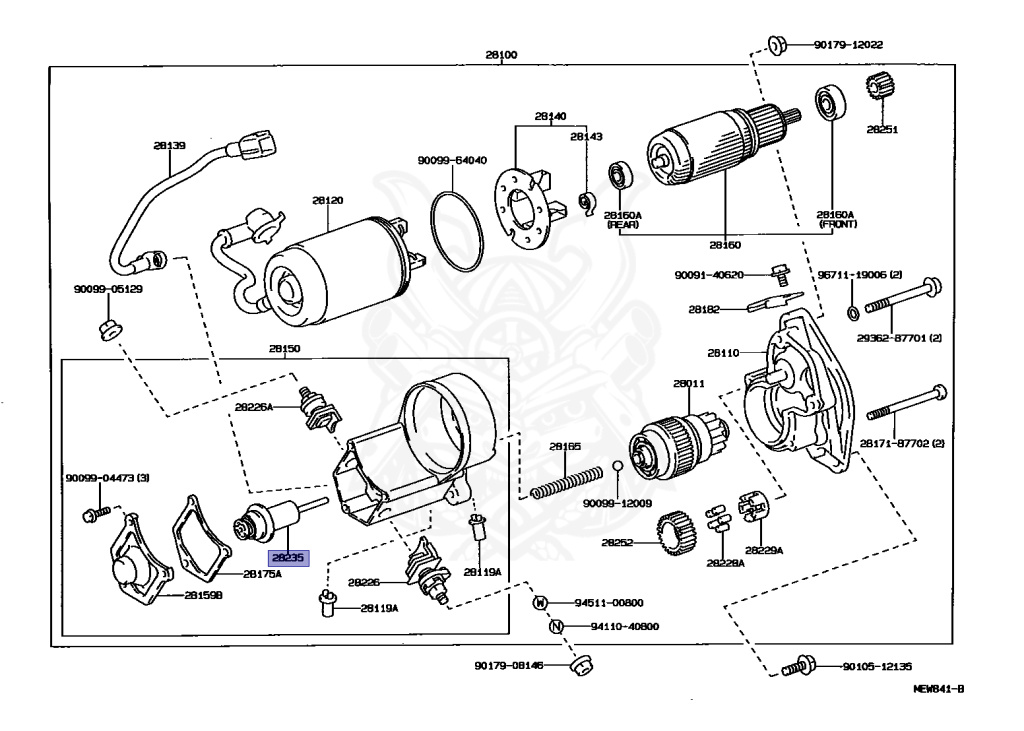 28235-17030 - Toyota - Plunger, Magnet Switch - Nengun Performance