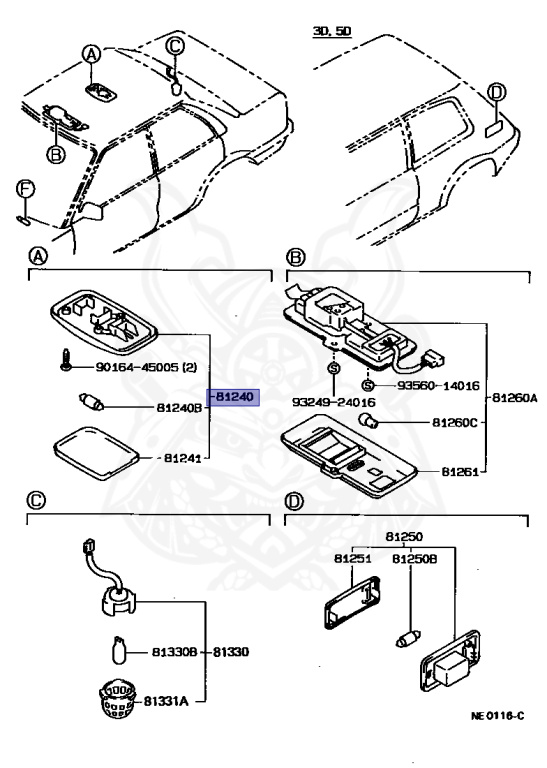 Toyota - Corolla - EE90 - 1990 - DX TYPE - 4-DOOR - Manual - 2E