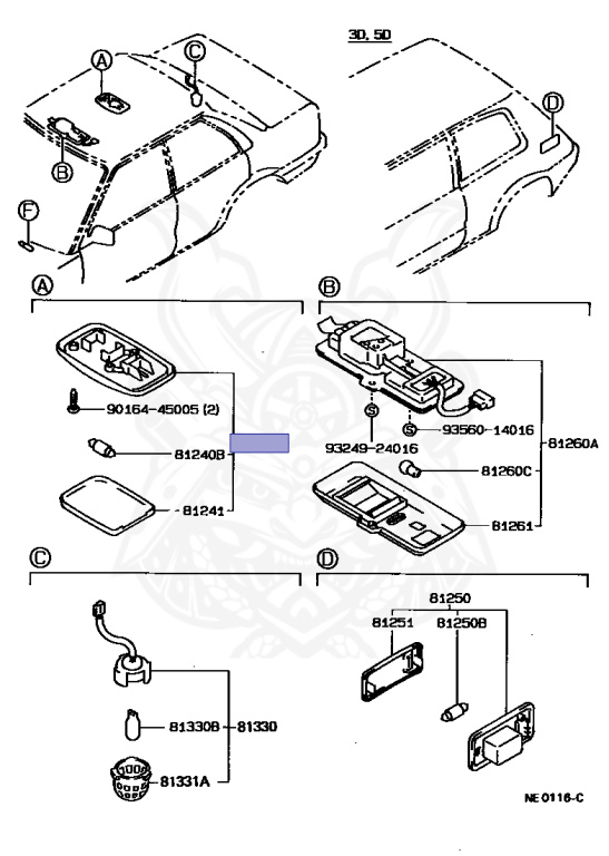 Toyota - Corolla - EE90 - 1990 - XE TYPE - 4-DOOR - Manual - 2E
