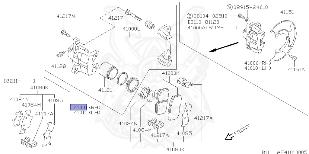 Nissan - Sunny - B11 - 1982 - GLL TYPE - SEDAN(S) - 5 SPEED MANUAL TRANS(F5) - CD17