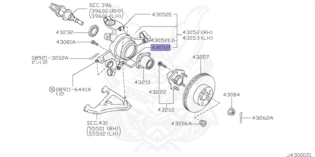 55157-0P000 - Nissan - Bush - Nengun Performance